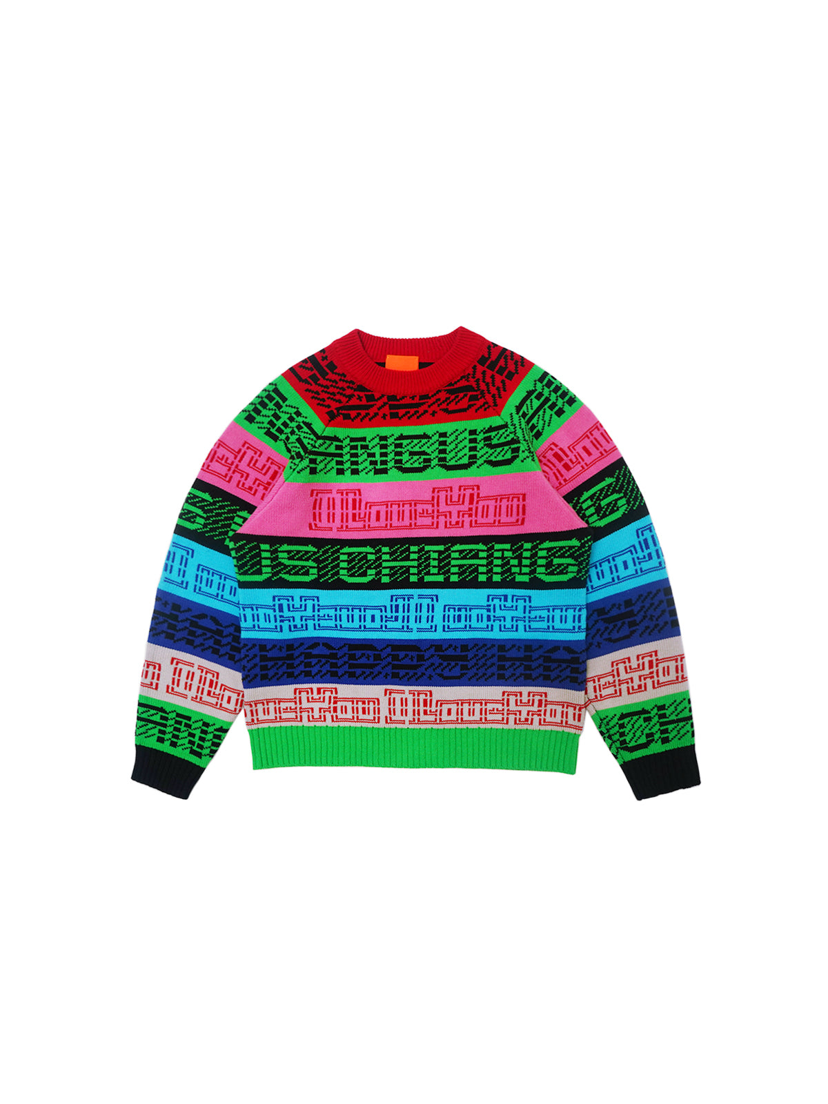 Supreme big letters sweater multicolor outlet yarn